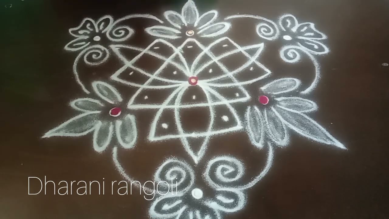 ఆదివారం ముగ్గులు/ పౌర్ణమి ముగ్గులు/Chukkala muggulu/Daily muggulu/Easy rangoli/Dharani rangoli/Kolam