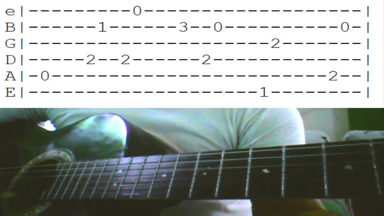 tutorial guitarra acustica amores perros