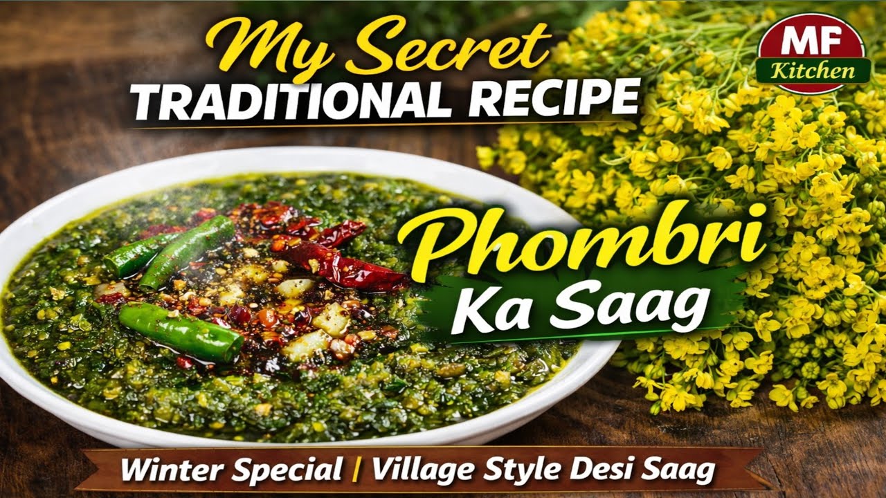 My Secret Recipe Bhombri Ka Saag By MFK | TaraMira Ke Phoolon Ka Saag | Winter Special