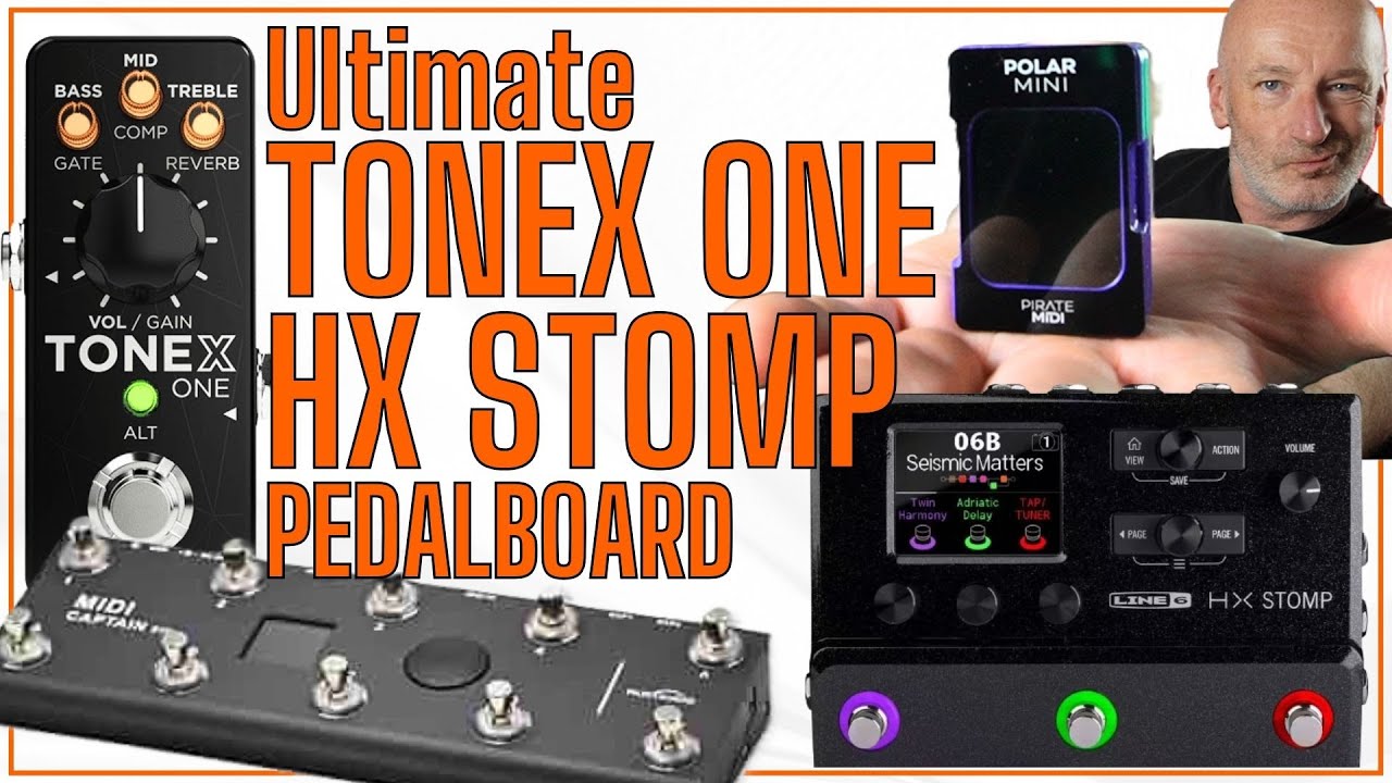 Line 6 HX Stomp + Tonex One Live Rig | Pedaliera completa, configurazione MIDI, catena vocale e m...