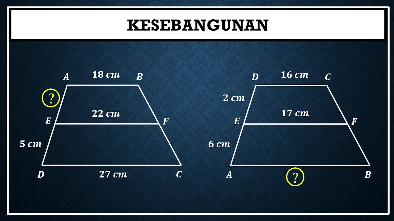 Soal Kesebangunan Yang Sering Keluar Saat Ulangaan Dan Ujian