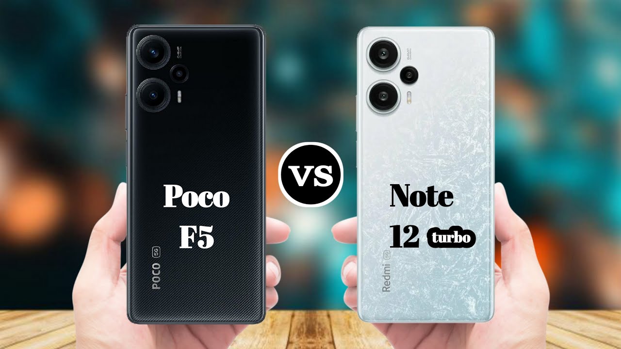 Xiaomi poco f5  Vs Xiaomi redmi note 12 turbo