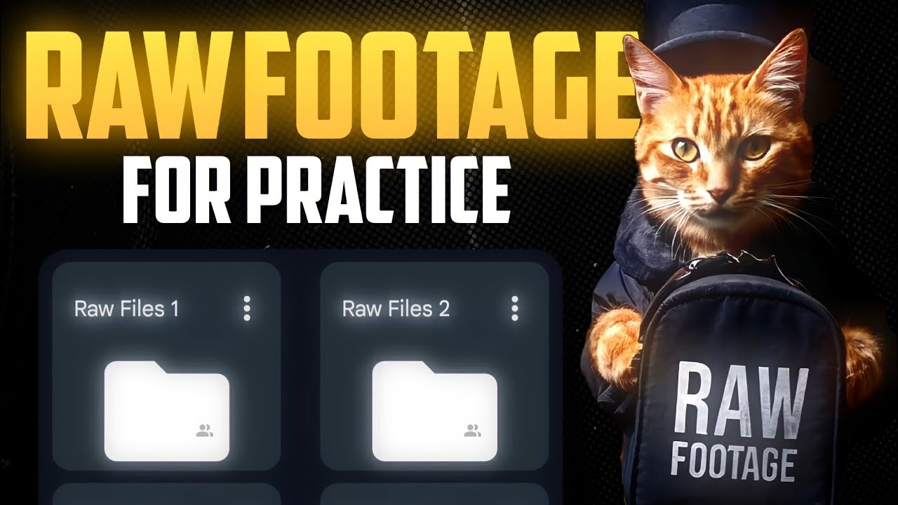 Raw Footage for Editing Practice | FULL PACK | with Download Link