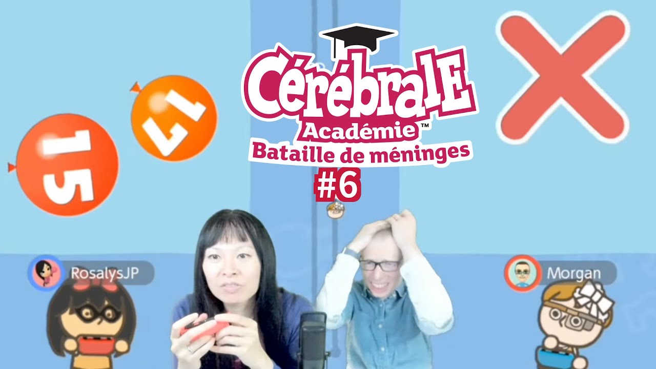 1er challenge de 2022 Cérébrale Académie Bataille de méninges Nintendo Switch Let's play 6 en couple