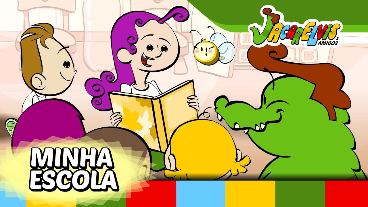 MINHA ESCOLA: Desenho Infantil do Jacarelvis e Amigos