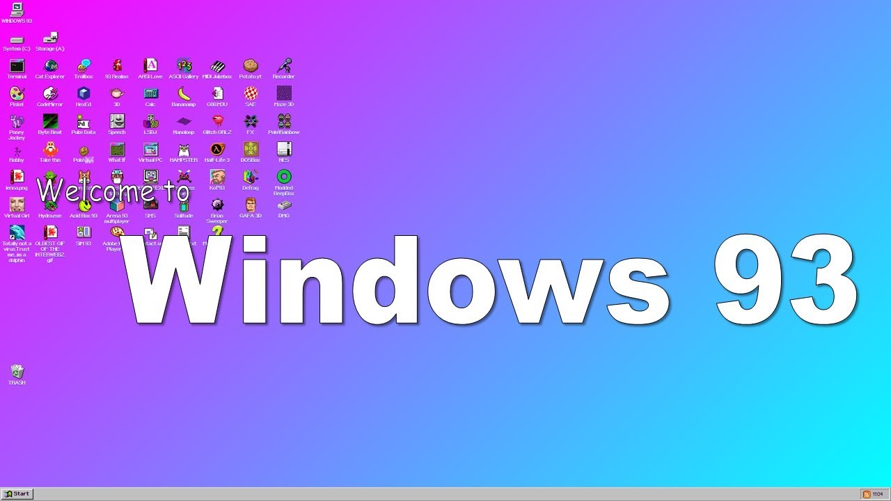 Welcome to Windows 93