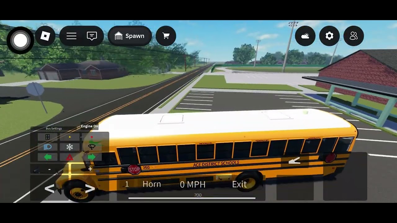 Doing my route using bus 2510 (2025 bluebird vision propane)