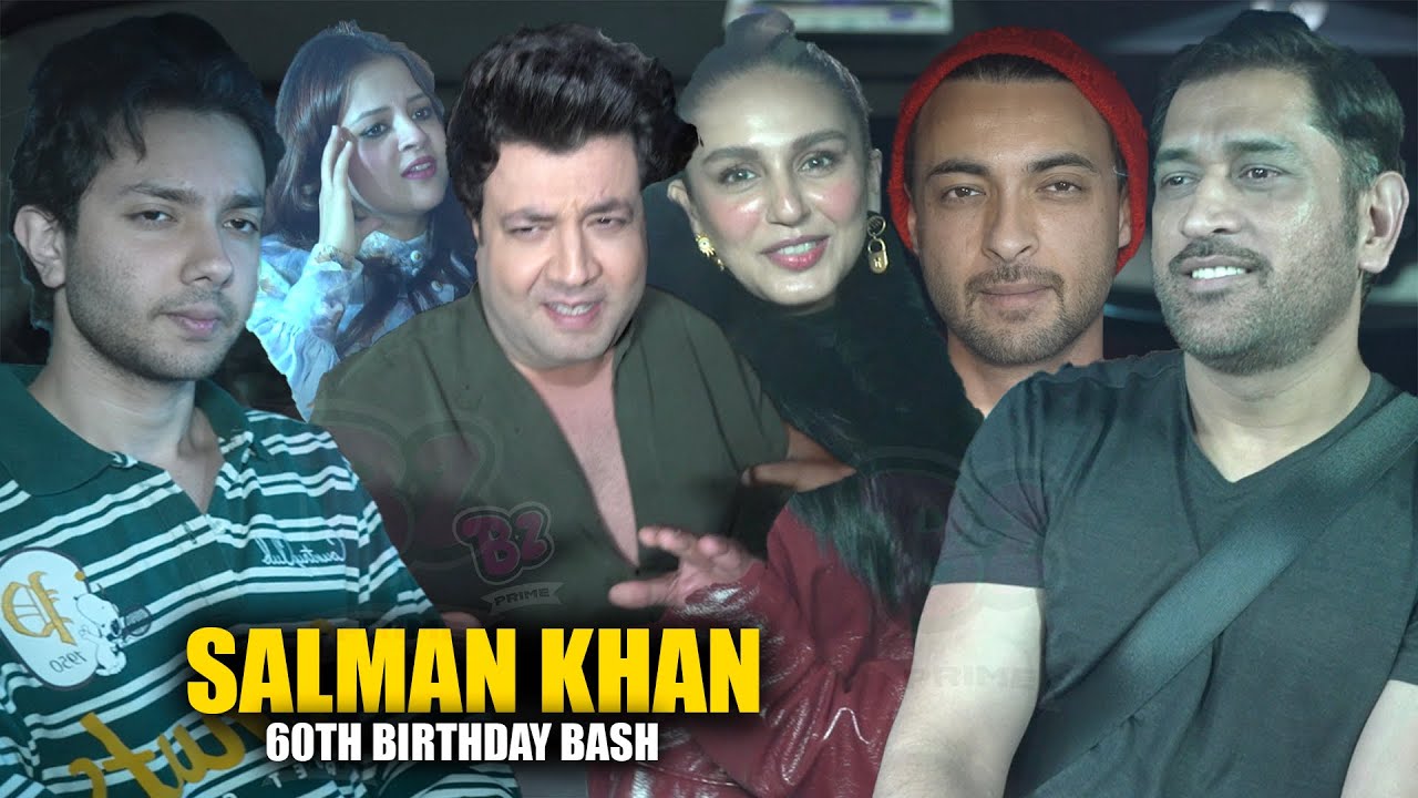 Celebrities at Salman Khan Farm House to Celebrate His 60th Birthday | Ms Dhoni, Huma, Arbaaz & More