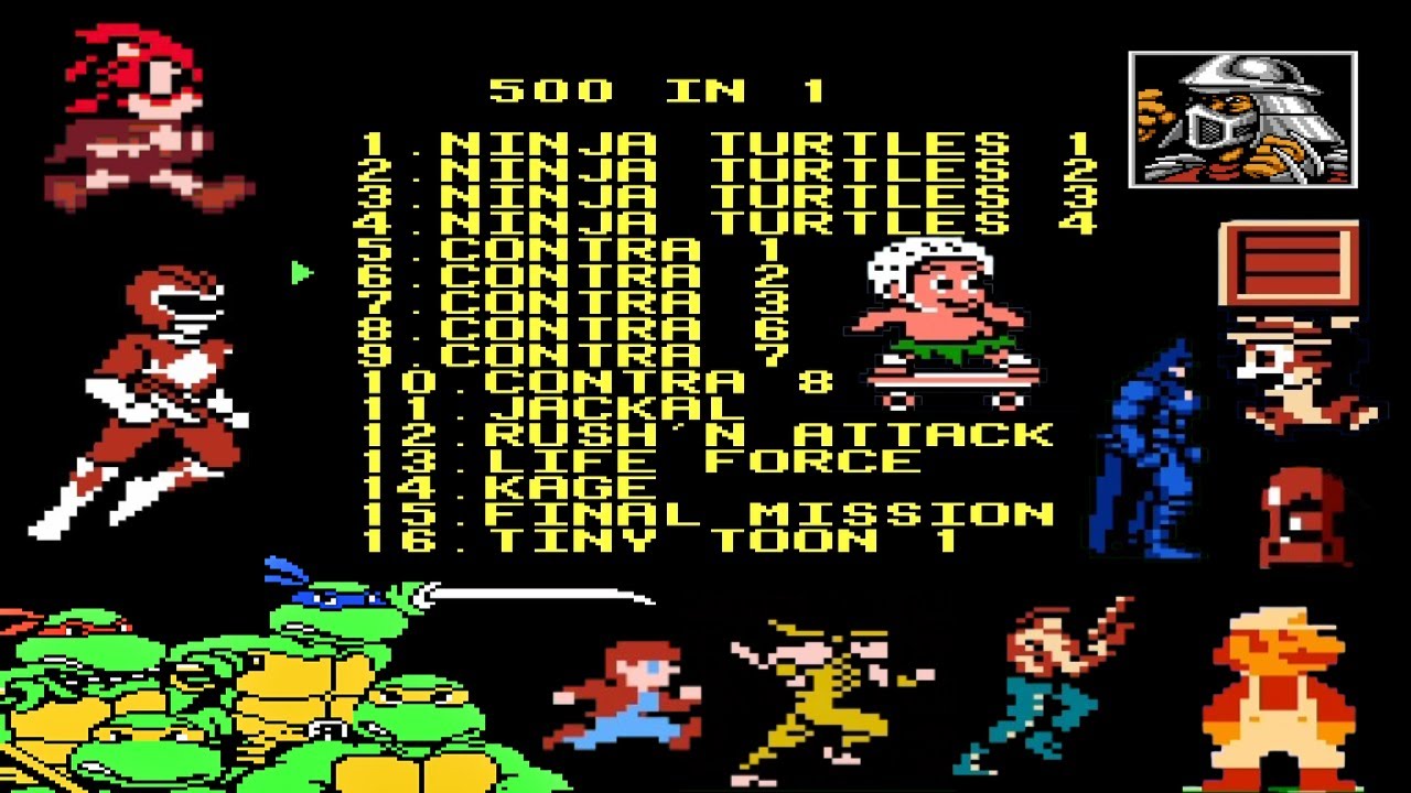 NES 500 in 1 Gameplay : Testing So Many Games in One!