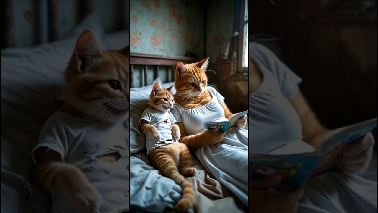 💔(Partie 1) Poor cat loses mother, struggles to survive and feed and change his destiny 😢💔