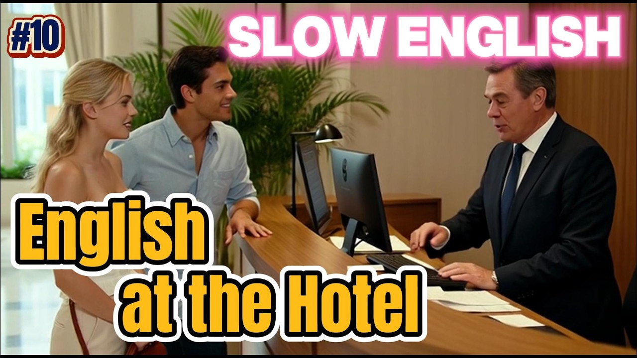 Hotel English for Beginners (A1-A2)– Slow & Easy Listening Practice