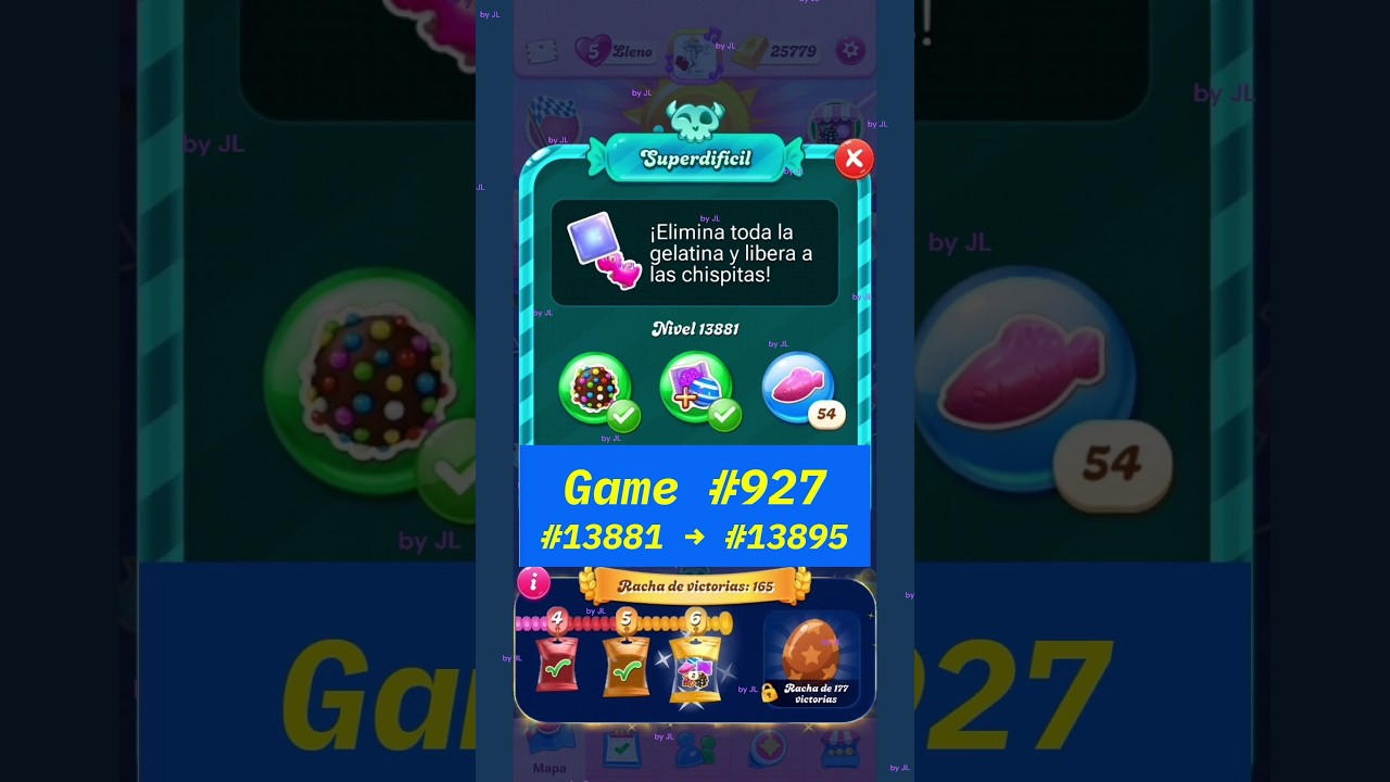 Game #927 - Levels #13881 ➡️ #13895 - Full Game Android -📱- Candy Crush Saga 2026
