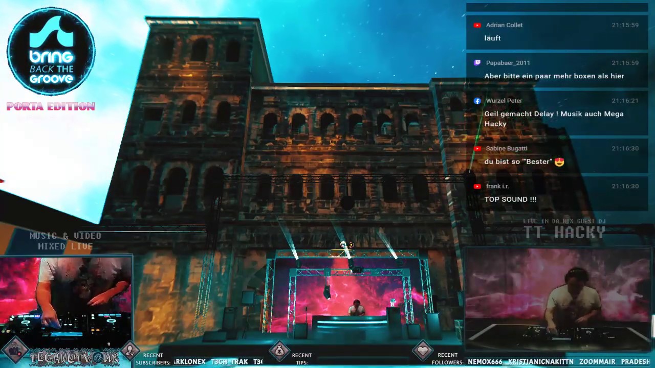 TT Hacky Live @ TECHNOTV.MX & BRING BACK THE GROOVE - PORTA NIGRA Edition
