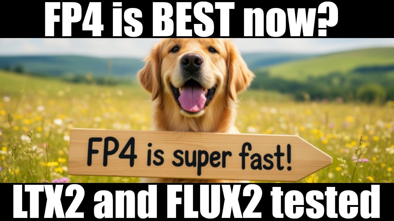 FP4 vs FP8 and GGUF | LTX-2 and FLUX2 | RTX 50 series | ComfyUI