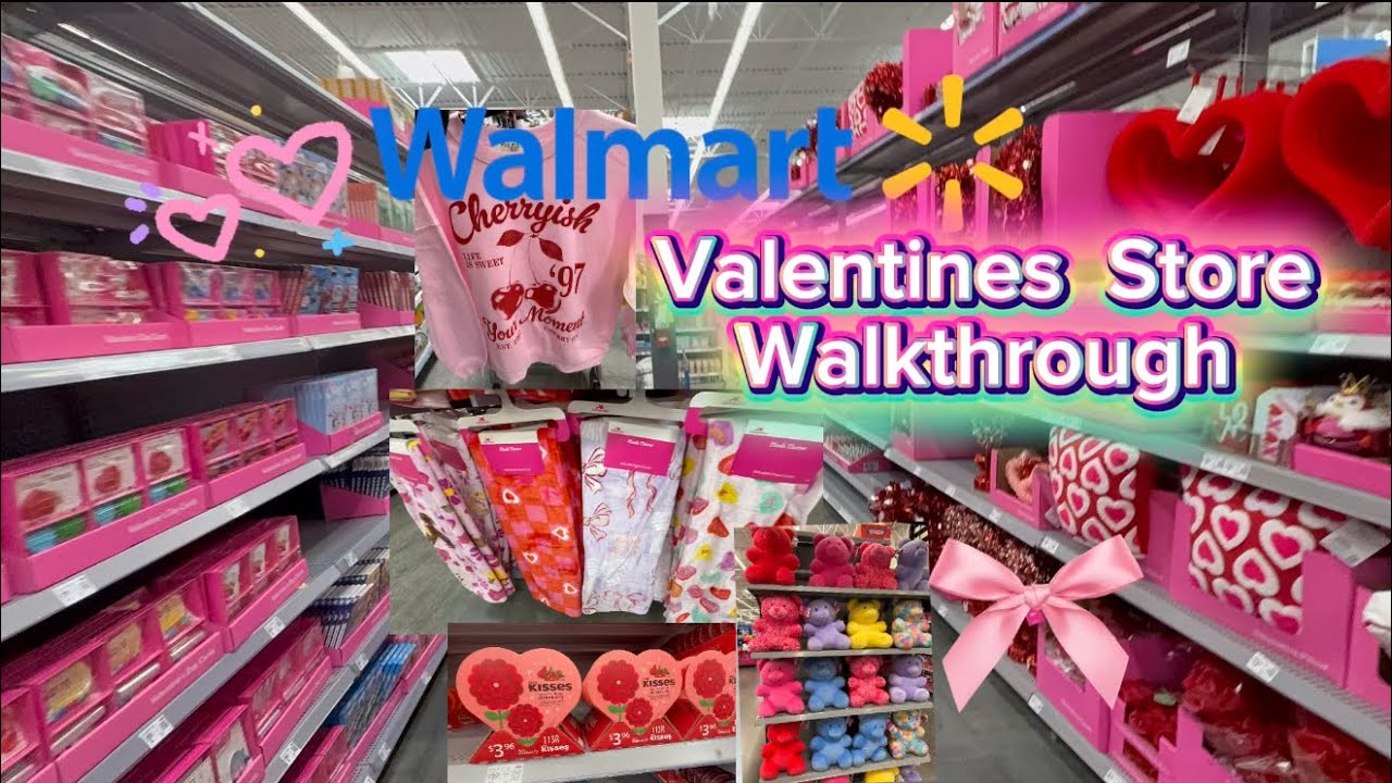 Walmart Valentines Day Store Walkthrough - Exciting Finds!!! (Post Vlogmas) Day 25. 
