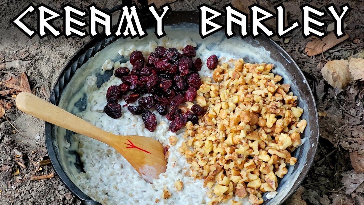 Creamy Barley | Byggrynsgrøt, Julegrøt | Viking Food and Cooking