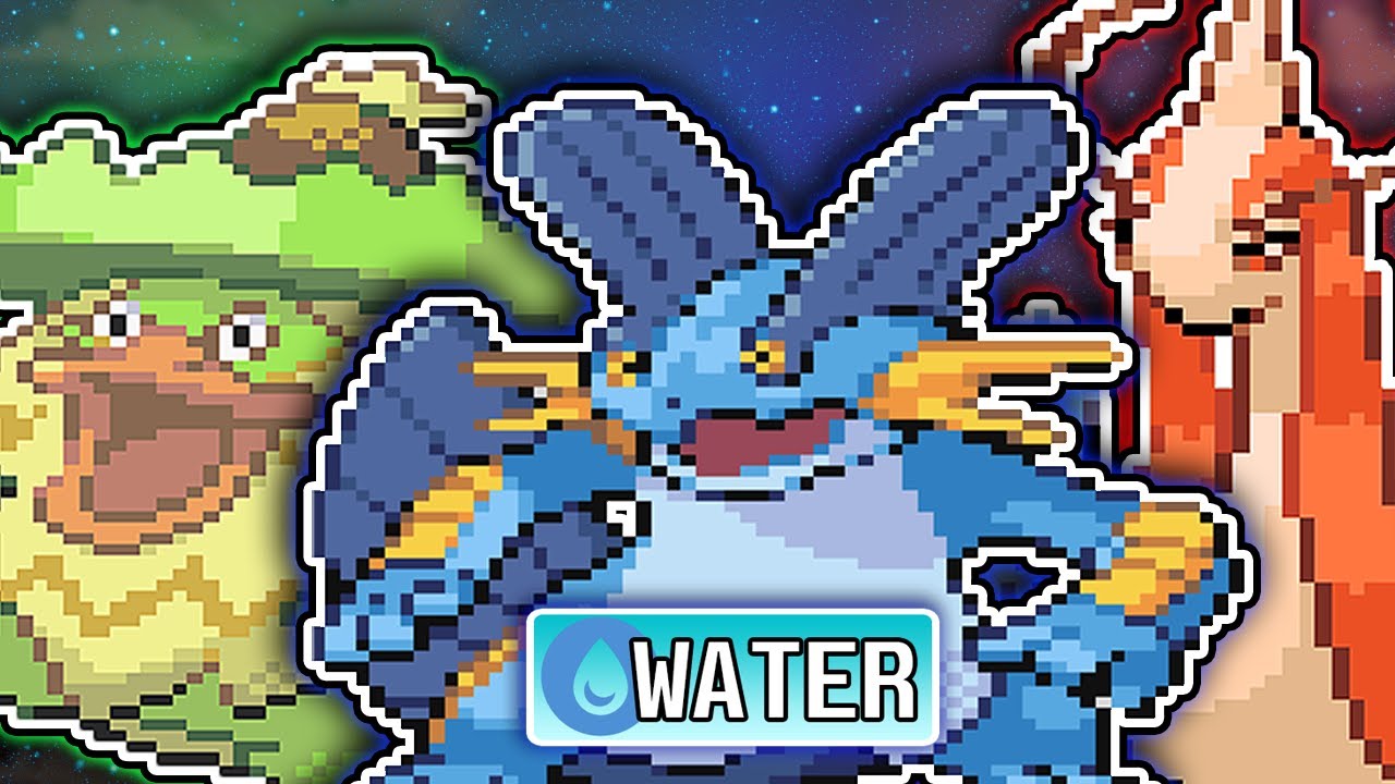 MONTEI UMA EQUIPE USANDO APENAS POKEMON DO TIPO &Aacute;GUA E FICOU INCRIVEL!!!