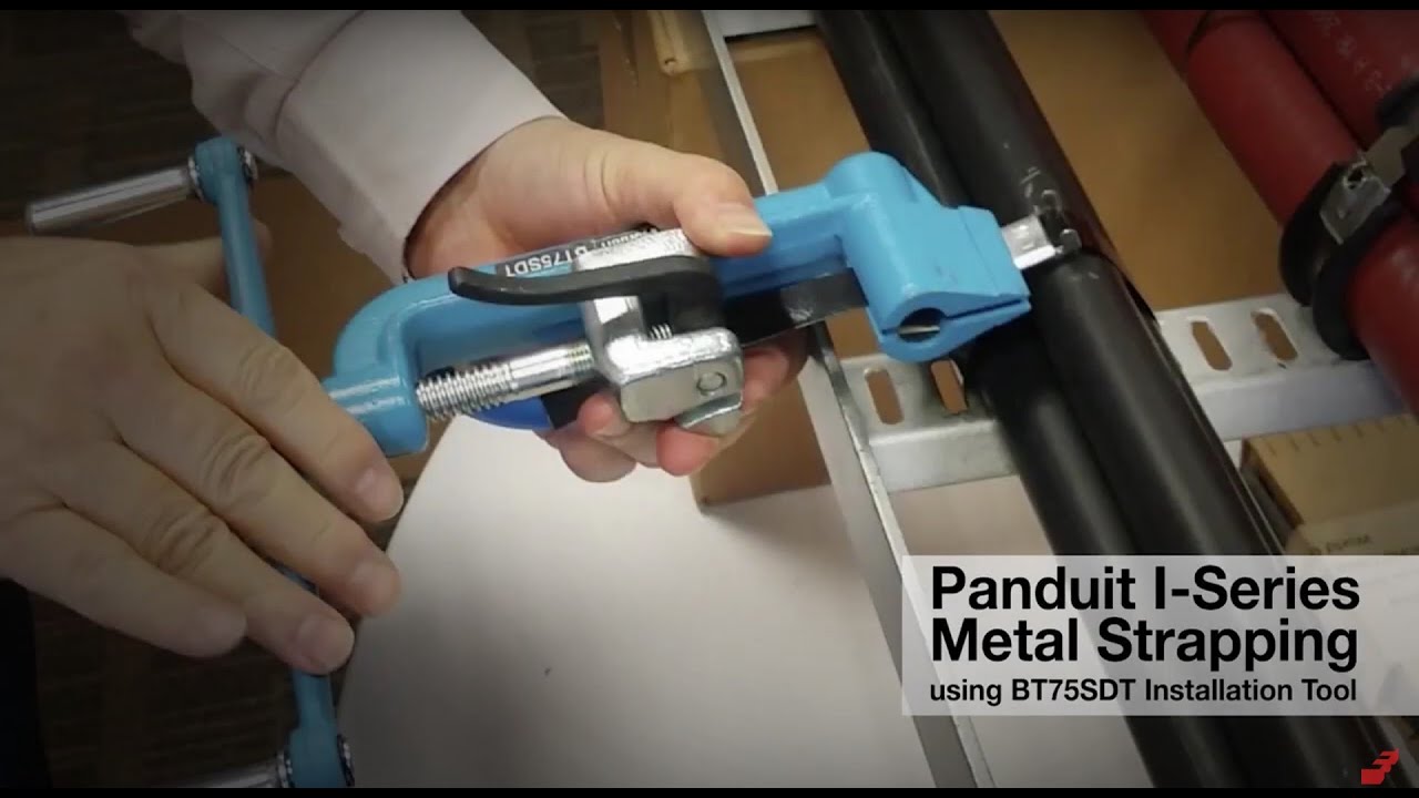 Metal Strapping Using Panduit BT75SDT Installation Tool