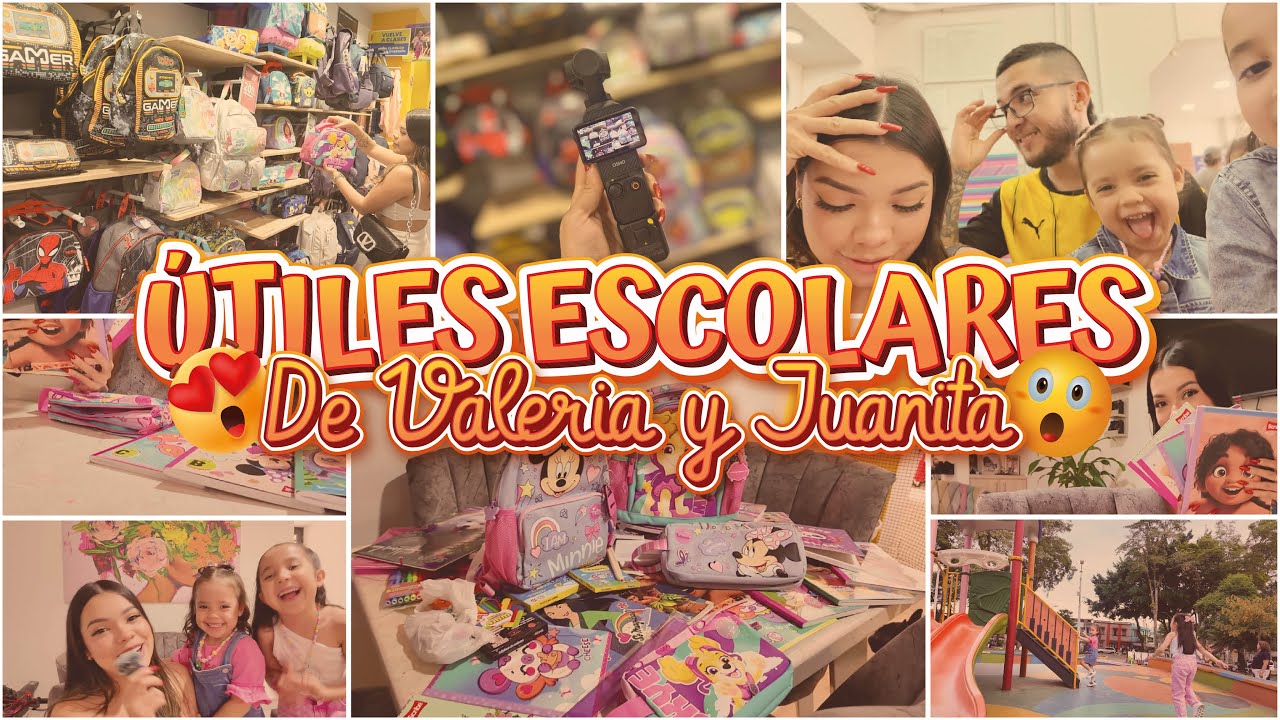 📚COMPRAMOS TODOS LOS UTILES ESCOLARES DE MIS HIJAS 2025 | Ana María Rocha