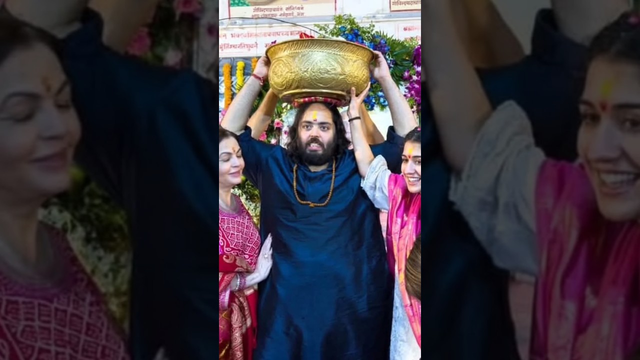 अनंत अंबानी ने द्वारकाधीश में मनाया जन्मदिन | Ananta Ambani Dwarkadhish 