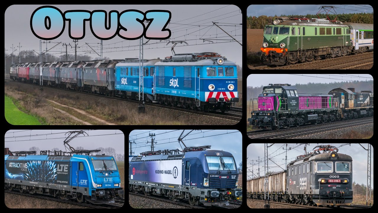 Pociągi na E20 w Otuszu