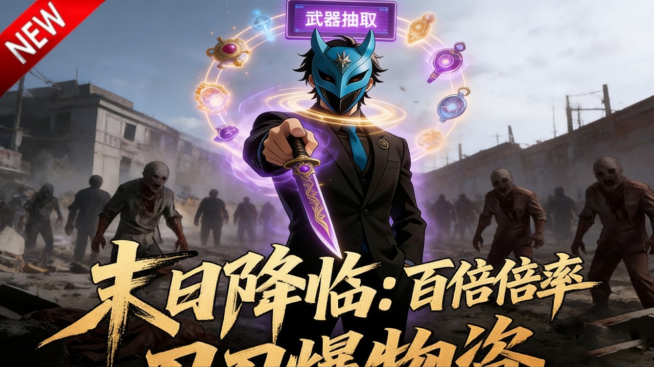 💥【新番上线】末世游戏降临，战神林洛重生末世前，获得助手米克与&ldquo;绝对爆率&rdquo;金手指，融合装备变强，追查前世背叛真相！《末日降临：百倍倍率刀刀爆物资》全集 Multi SUB #热血 #漫剧 #动漫魔女