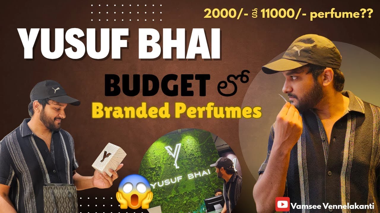 Yusuf Bhai perfumes Hyderabad | #fragrance #experiment #perfume #yusufbhai | Vamsee Vennelakanti