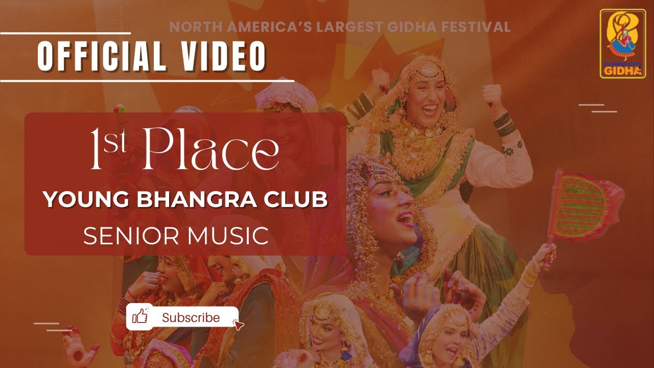 YOUNG BHANGRA CLUB || 1st Place || Flower City Gidha 2025 || Senior Music Gidha Category