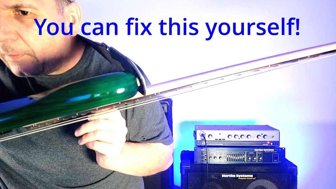 Guitar or Bass truss rod too tight and maxed out? Do THIS to get the action adjustment you need!