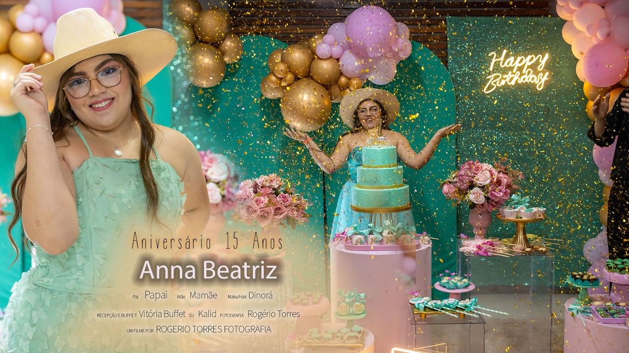 Foto SlideShow Aniversário 15 anos Anna Beatriz - Rogério Torres Fotografia