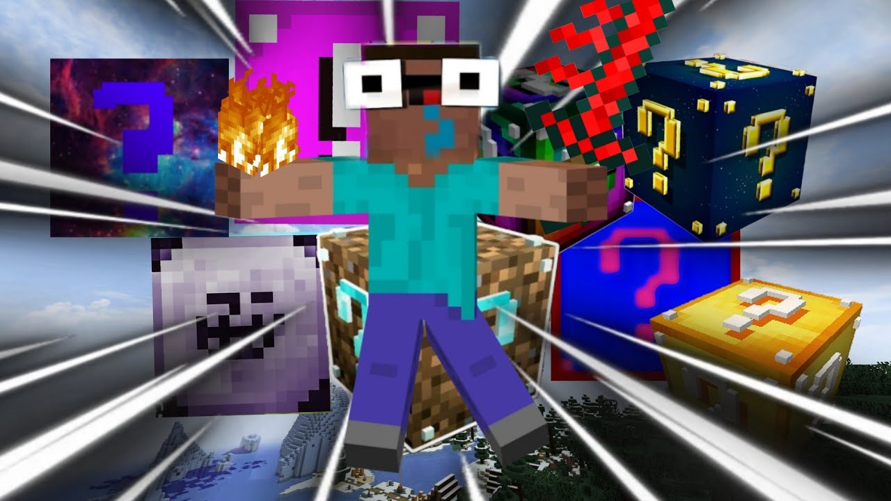 So kannst du Minecraft mit Lucky Blocks spielen!!!(Shade, Plural, Troll....)