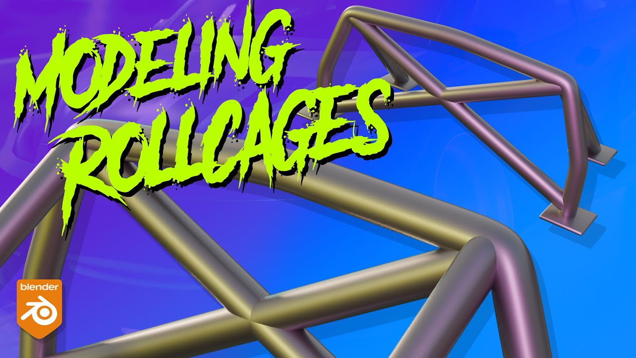 How to make a Roll Cage in Blender - Speed Modeling Tips & Tricks
