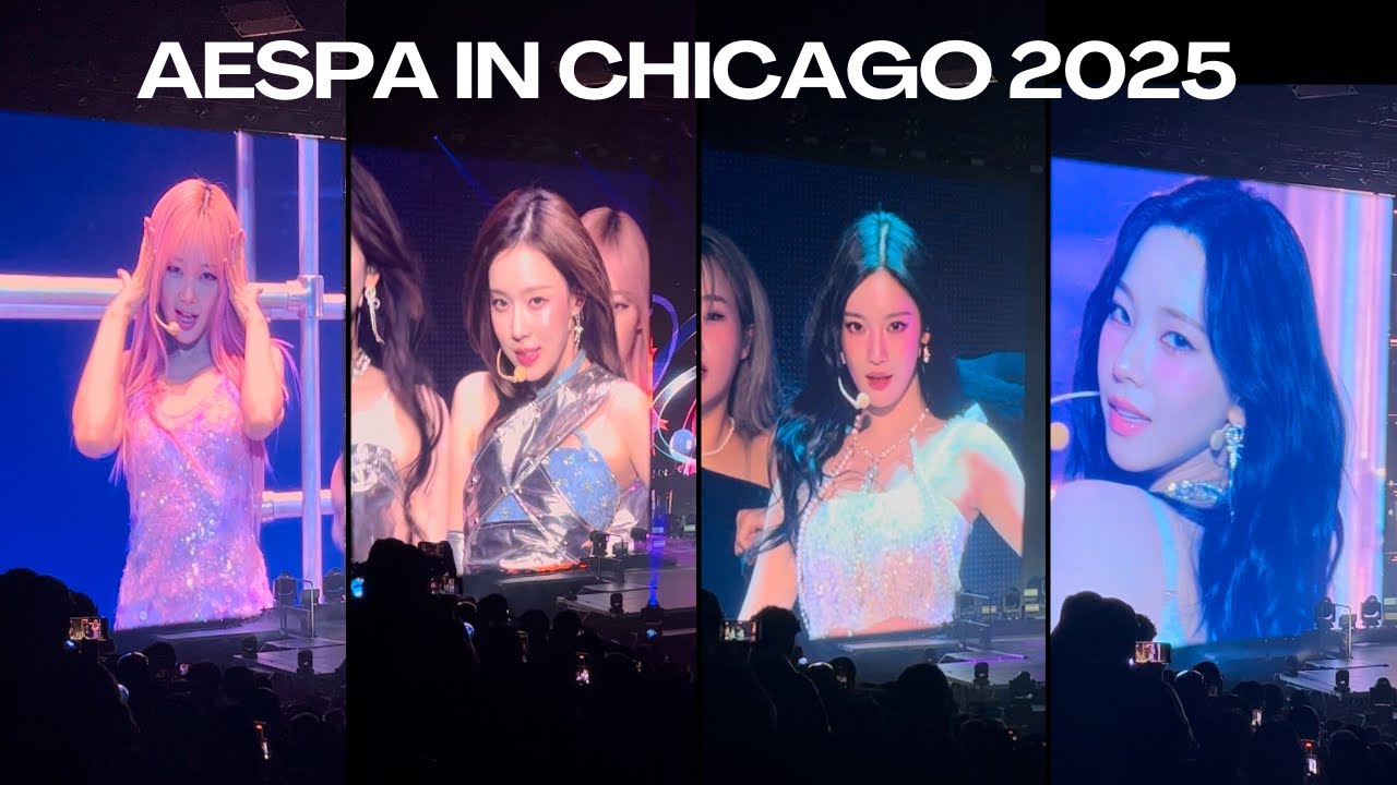 AESPA SYNK PARALLEL TOUR in Chicago (2025)