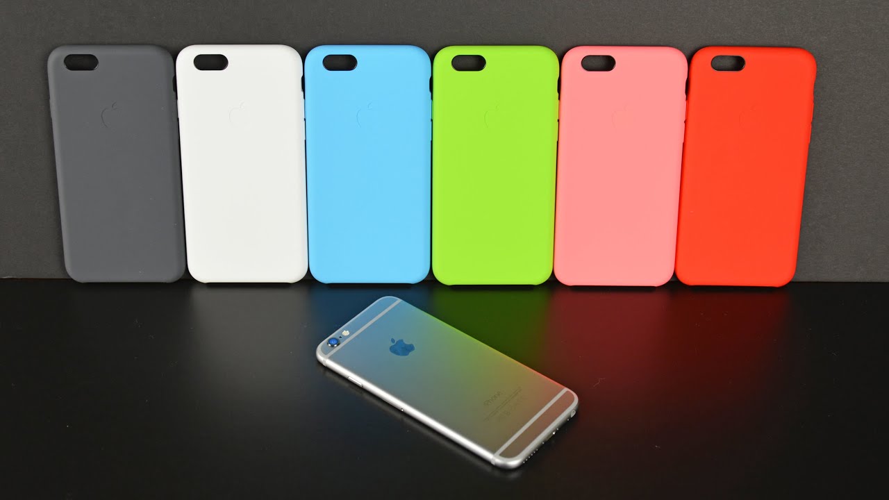 Силиконовый чехол для Apple iPhone 6 (все цвета): обзор