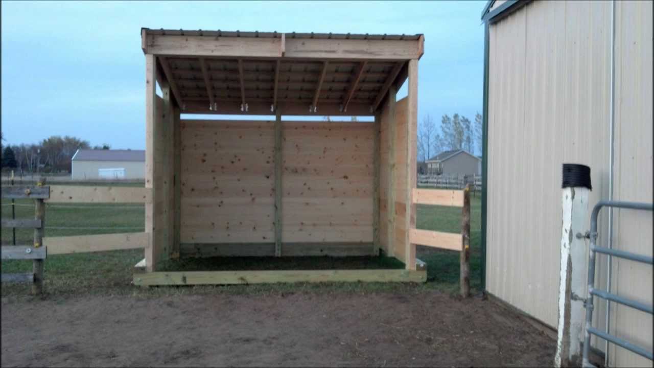 Building Lean Barn or Shelter on Skids