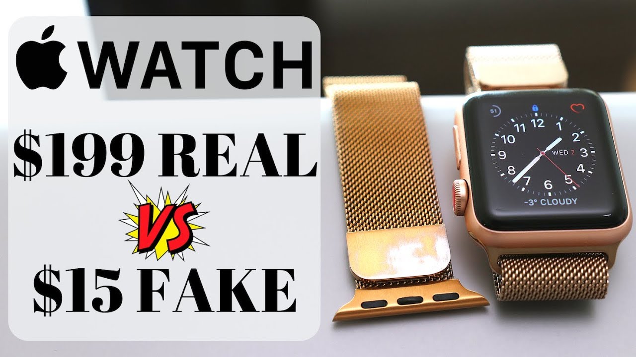 Apple Watch Milanese Loop - Real vs Fake