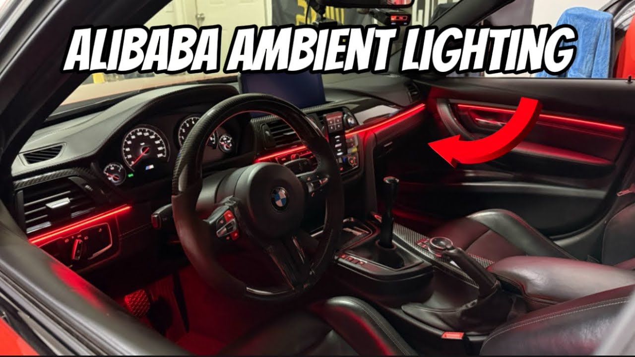 I INSTALLED ALIBABA AMBIENT LIGHTING ON MY F80 M3