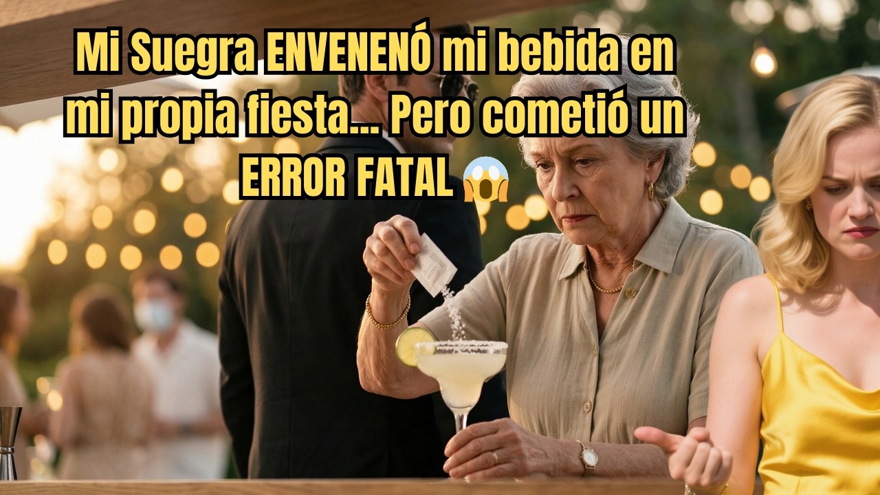 ¡Mi Suegra ENVENENÓ mi Bebida en mi Fiesta y mi Esposo la AYUDÓ! 😱☠️ (Venganza Millonaria)