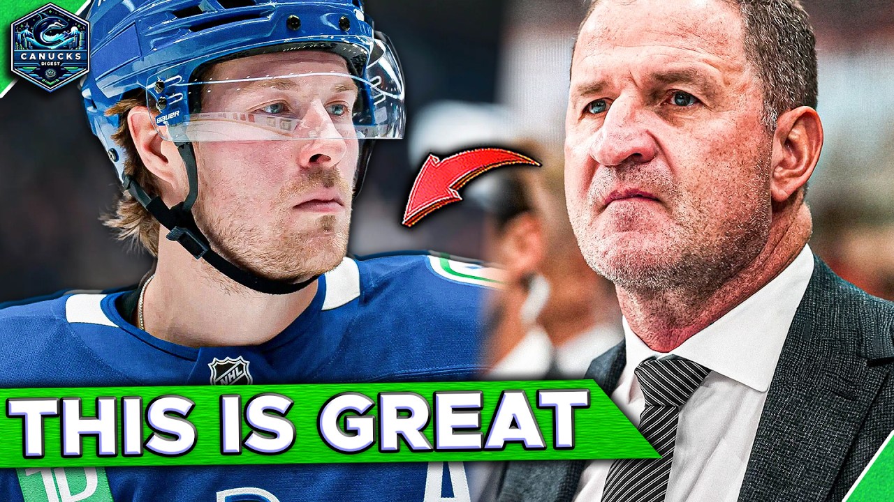 This is a breath of fresh air for Canucks fans...