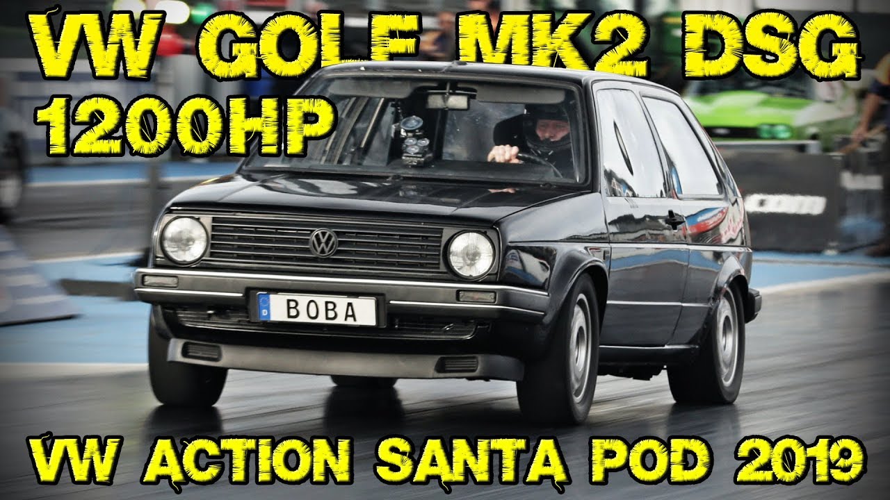 1200+HP Golf Mk2 AWD | Winner VW Action Santa Pod 2019