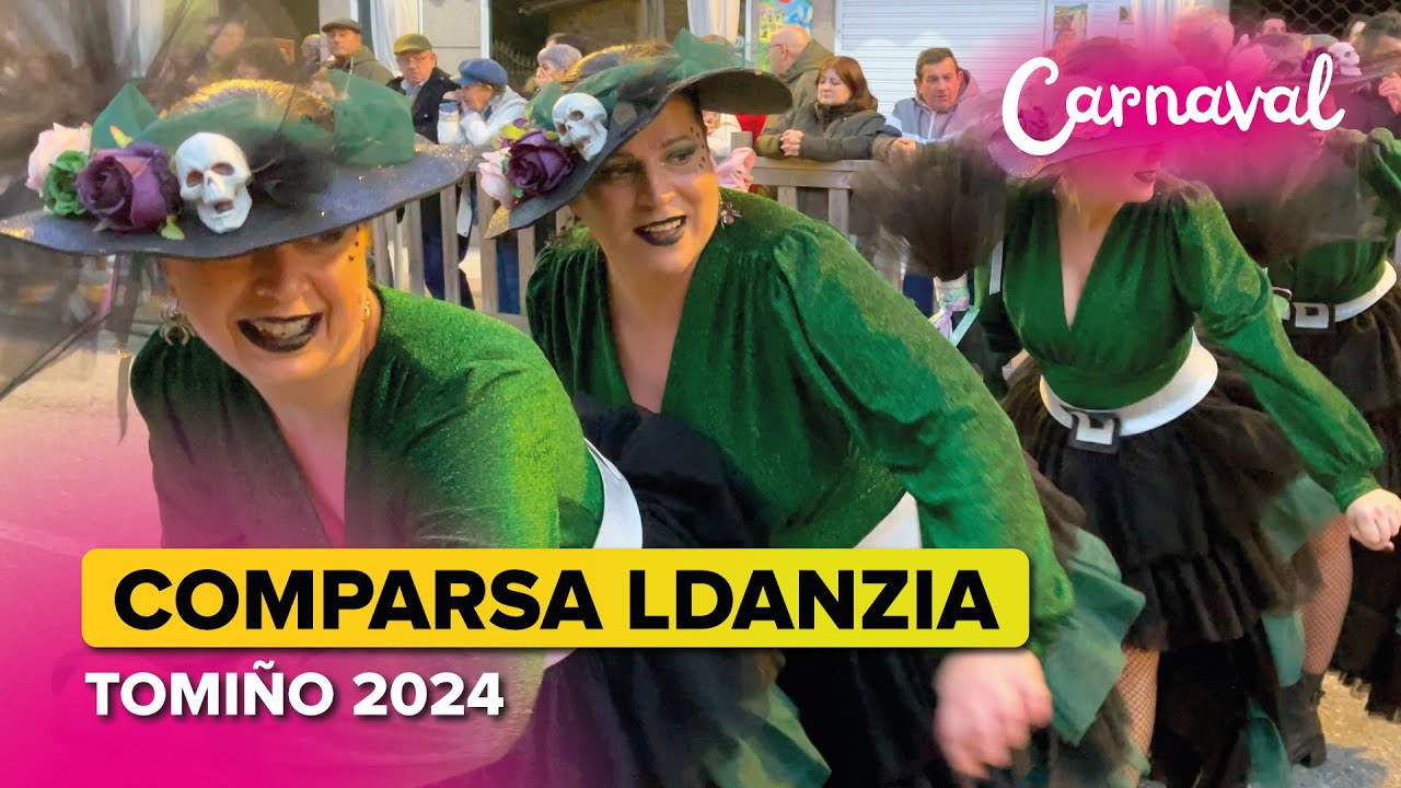 🎉 Comparsa Ldanzia de Gondomar 🥳 | CARNAVAL de Tomi&ntilde;o 2024 🎭
