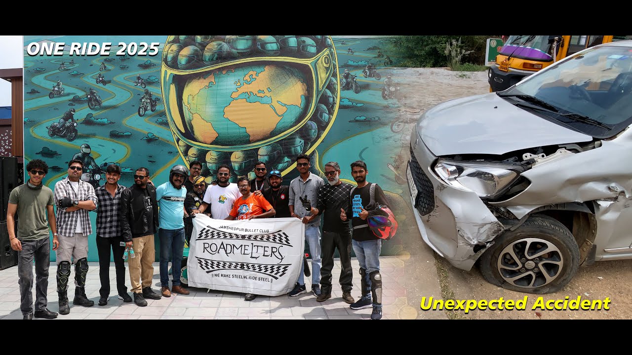 One Ride 2025 | Unexpected Accident on the Road | Biker’s Journey Turns Shocking @royalenfield