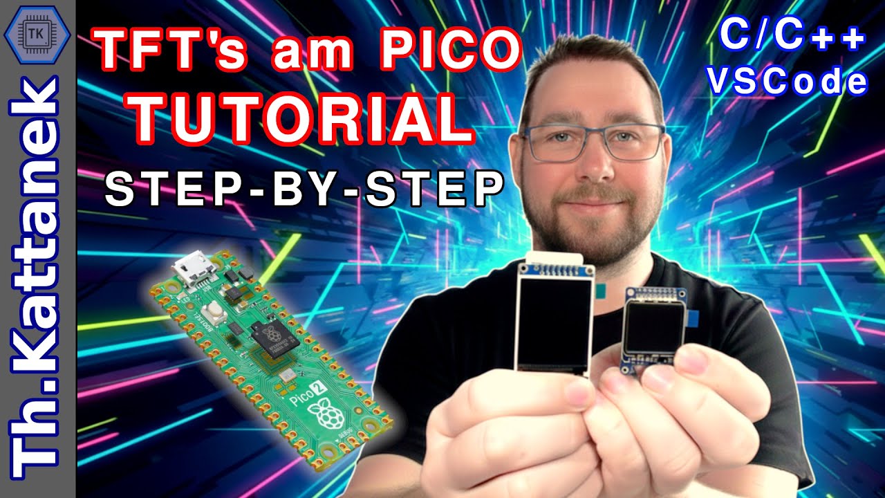 Endlich Farbe am Raspberry Pi Pico! 🌈 TFT-Displays (ST7735 & ST7789) Schritt für Schritt Anleitung.