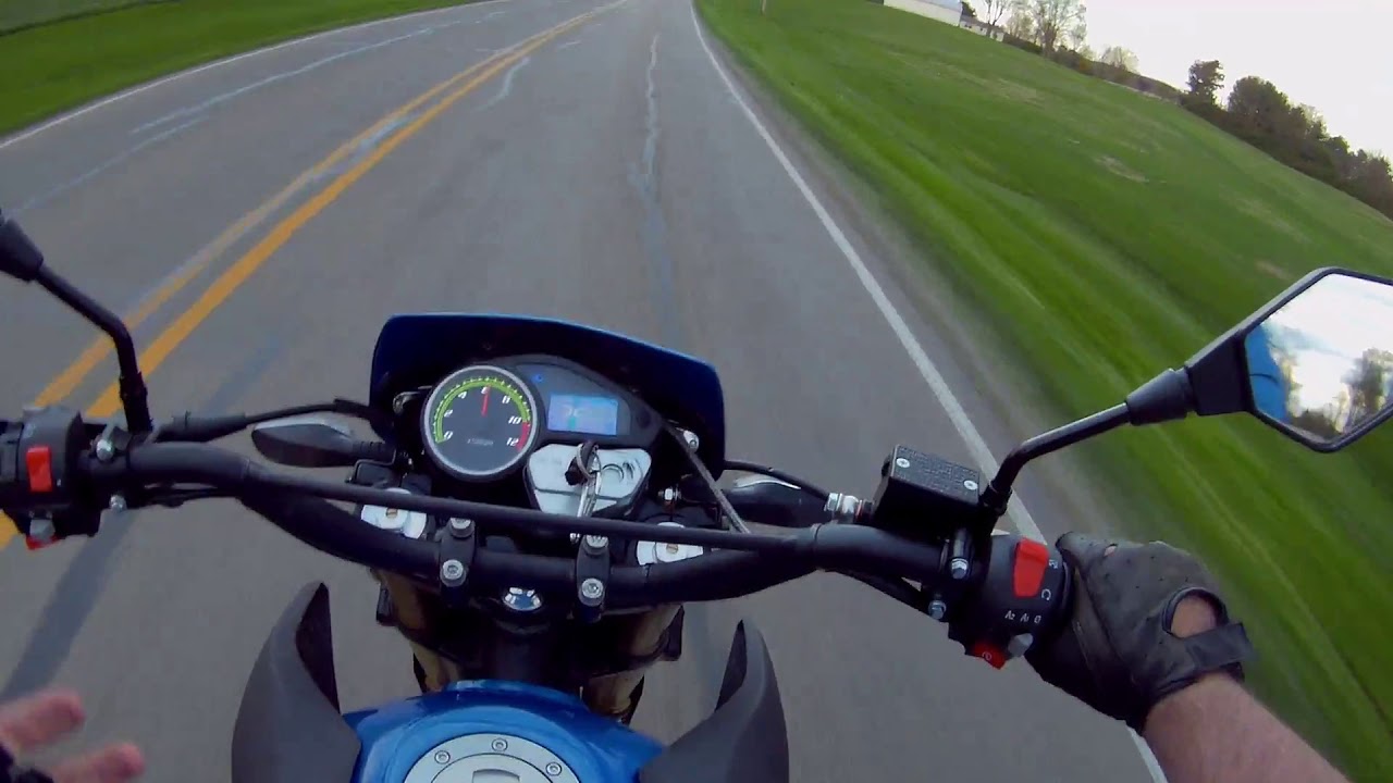 FIRST ROAD RIDE ON THE CSC TT250 DUAL SPORT