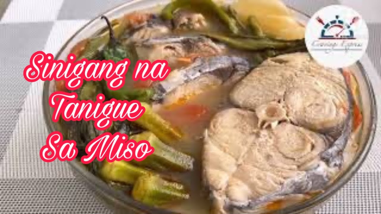 Sinigang na Tanigue sa Miso / Fish in Sour  Soup Base / Healthy recipe