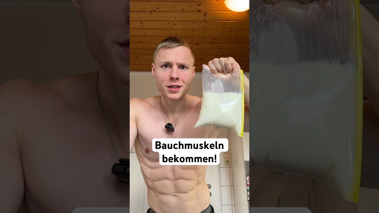 So bekommst du Bauchmuskeln #gym #fitness #lustig #bodybuilding  #sixpack #training #tipps