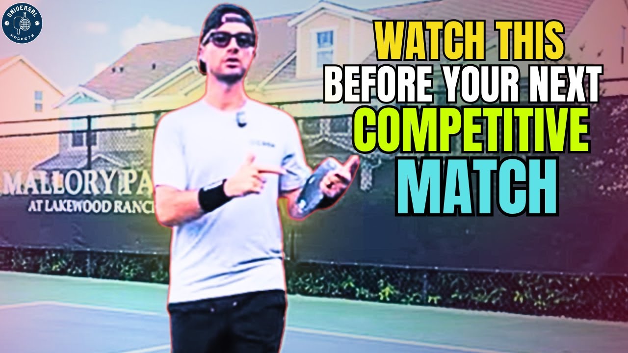 Подготовка к турниру по пиклболу: посмотрите это перед следующим соревновательным матчем