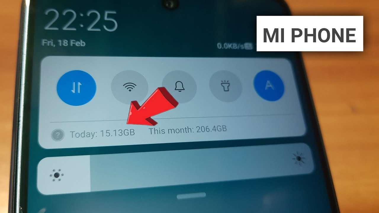 how to show daily data usage on notifications bar in mi phone | miui 12 daily data usage settings