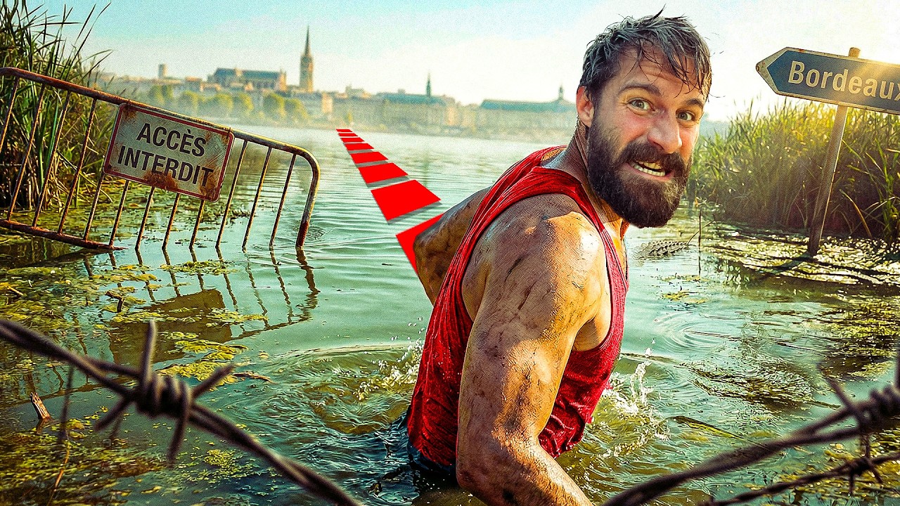 L'IMPOSSIBLE TRAVERSÉE DE BORDEAUX ! (en ligne droite)