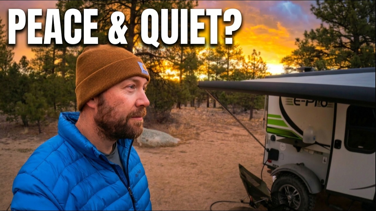 The Peace of Camping Alone | Simple Food & Mountain Views